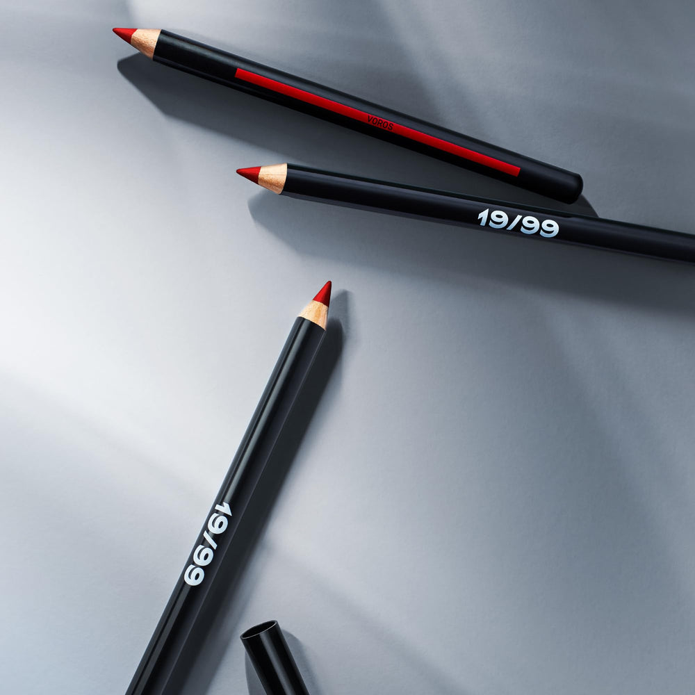 NINETEEN NINETY NINE 19/99 pencil used for cheek color and lip accent in easy routines.