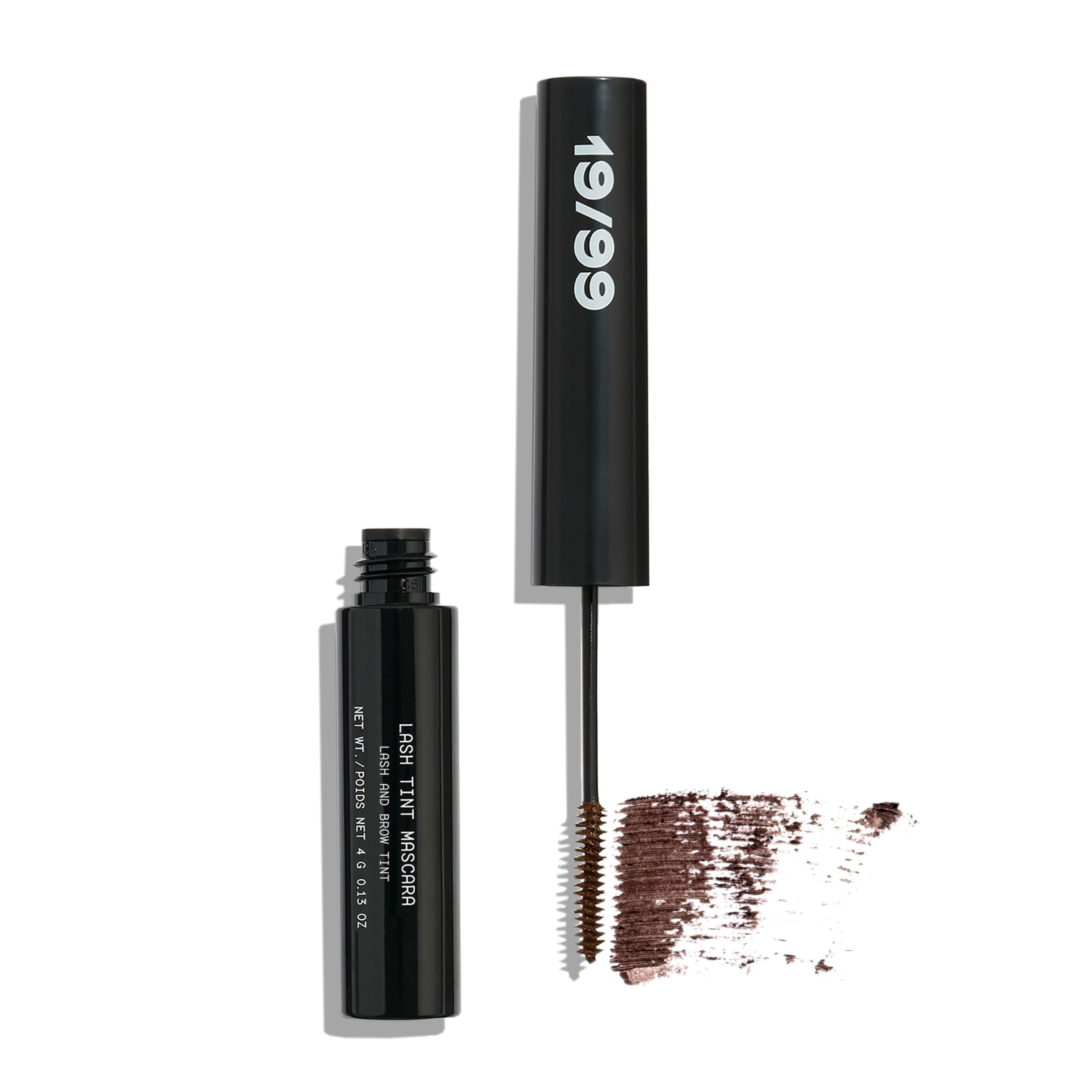 NINETEEN NINETY NINE lash tint mascara brown bottle for smudge-proof definition