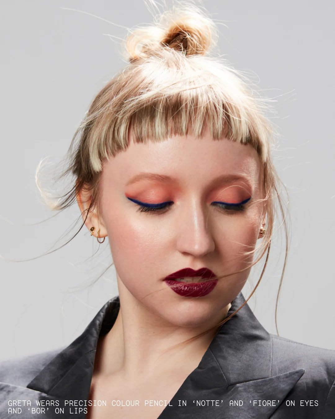 Voros swatch from 19/99 pencil shows rich red pigment for bold looks