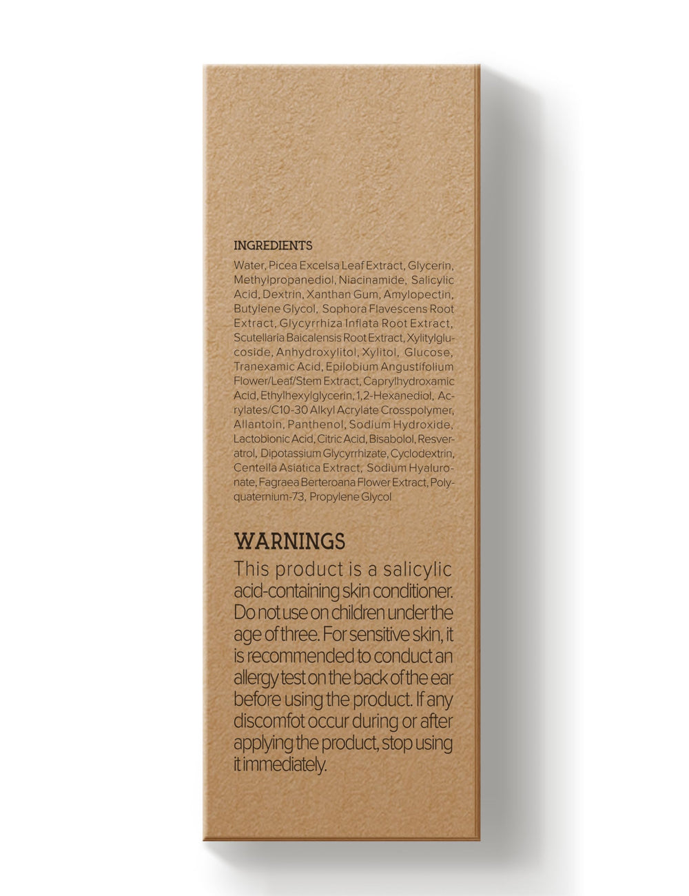 NING DERMOLOGIE textured skin closeup beauty shot