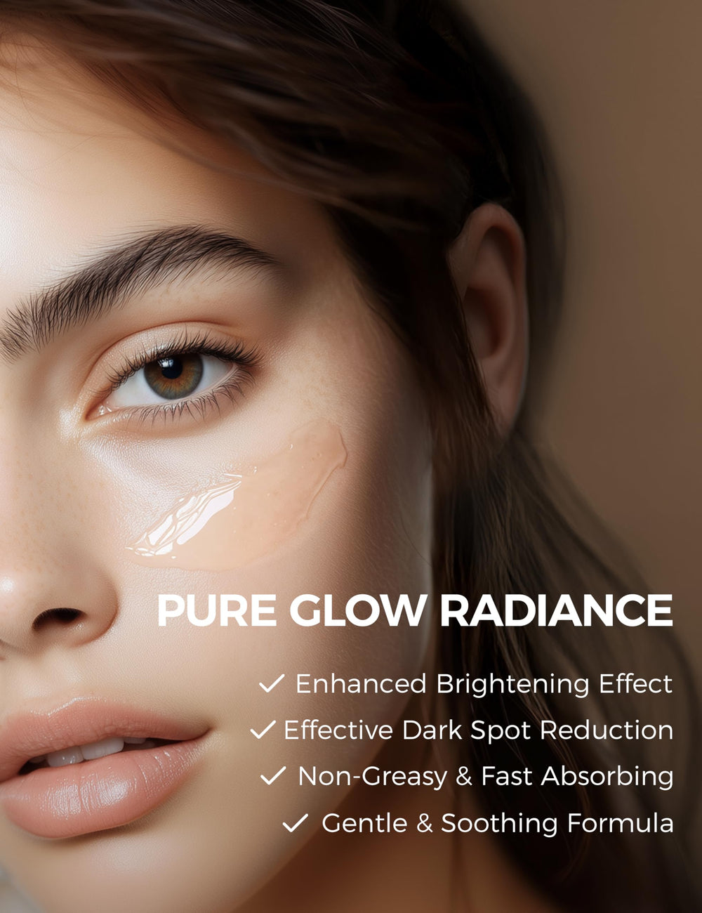 NING DERMOLOGIE Vitamin C Serum texture close-up highlights lightweight feel.