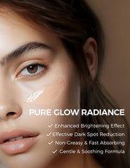 NING DERMOLOGIE Vitamin C Serum texture close-up highlights lightweight feel.