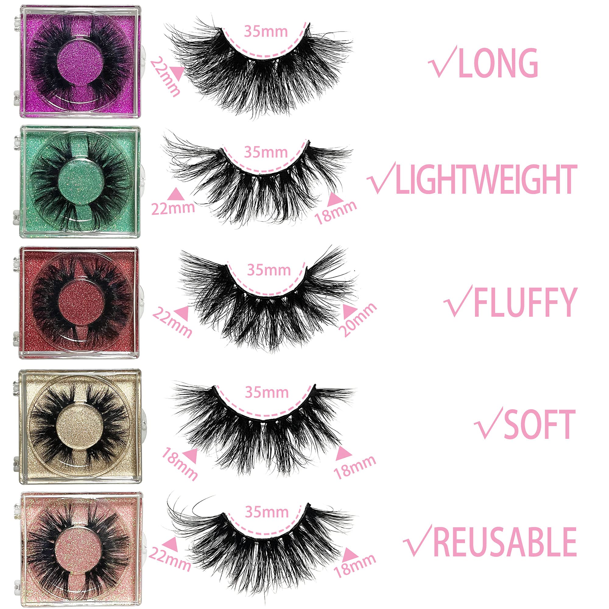 Ninglash handmade band full-strip lashes for comfortable application.