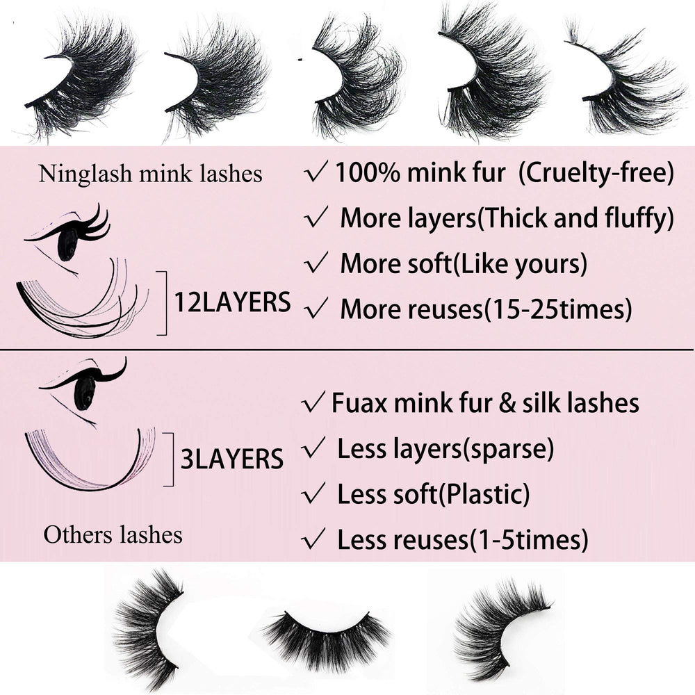 Ninglash handmade lash trays protect and organize lashes between uses.