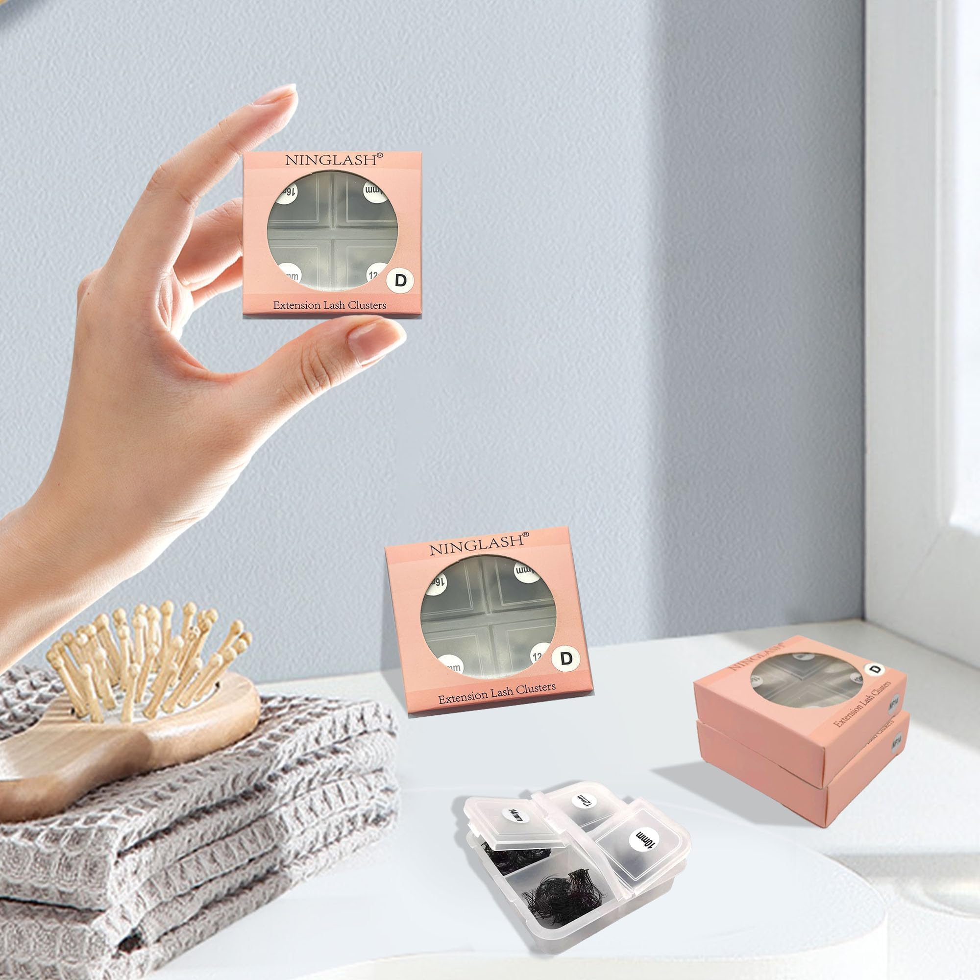 Ninglash easy-removal design helps remove lashes safely.