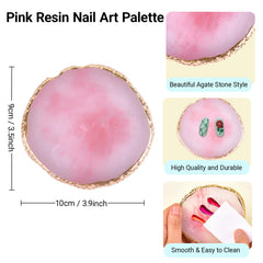 Ningrou 6-piece nail art brushes for precise lines and 3D designs.