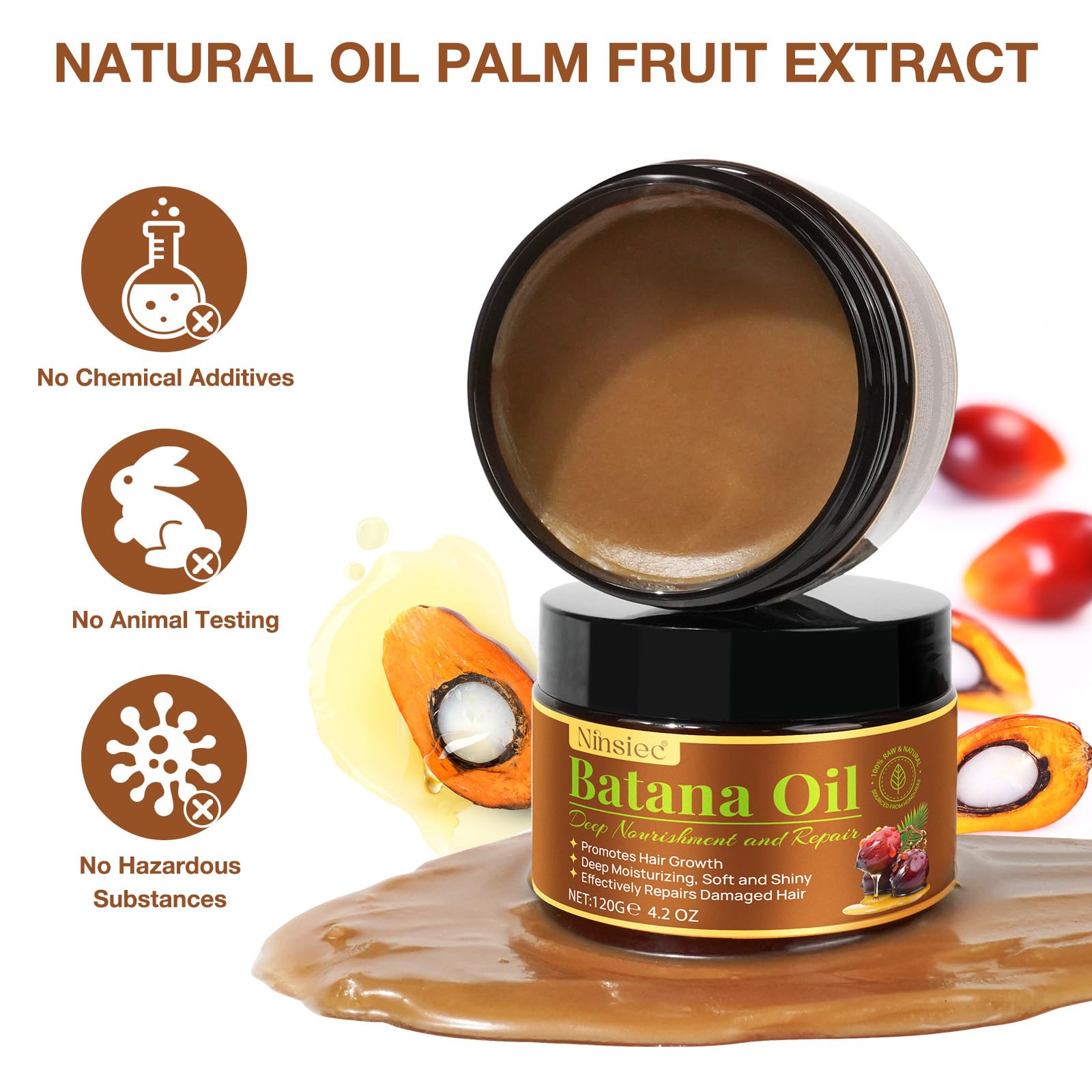 Golden Batana Oil texture close-up for scalp hydration.