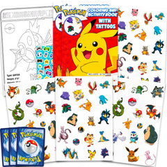 Nintendo Pokemon tattoos set with 70 designs for kids' party favors and playtime