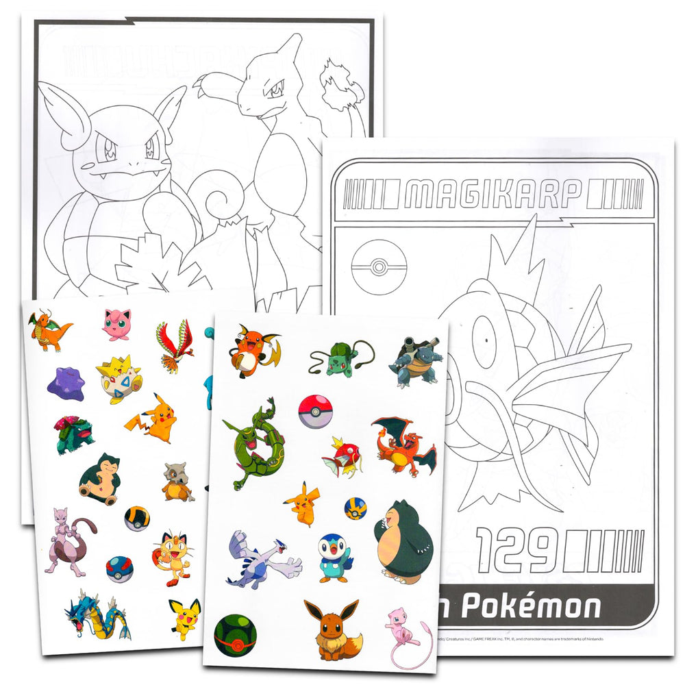 Pikachu and Gengar tattoos from Nintendo Pokemon set for lively celebrations and trading card moments