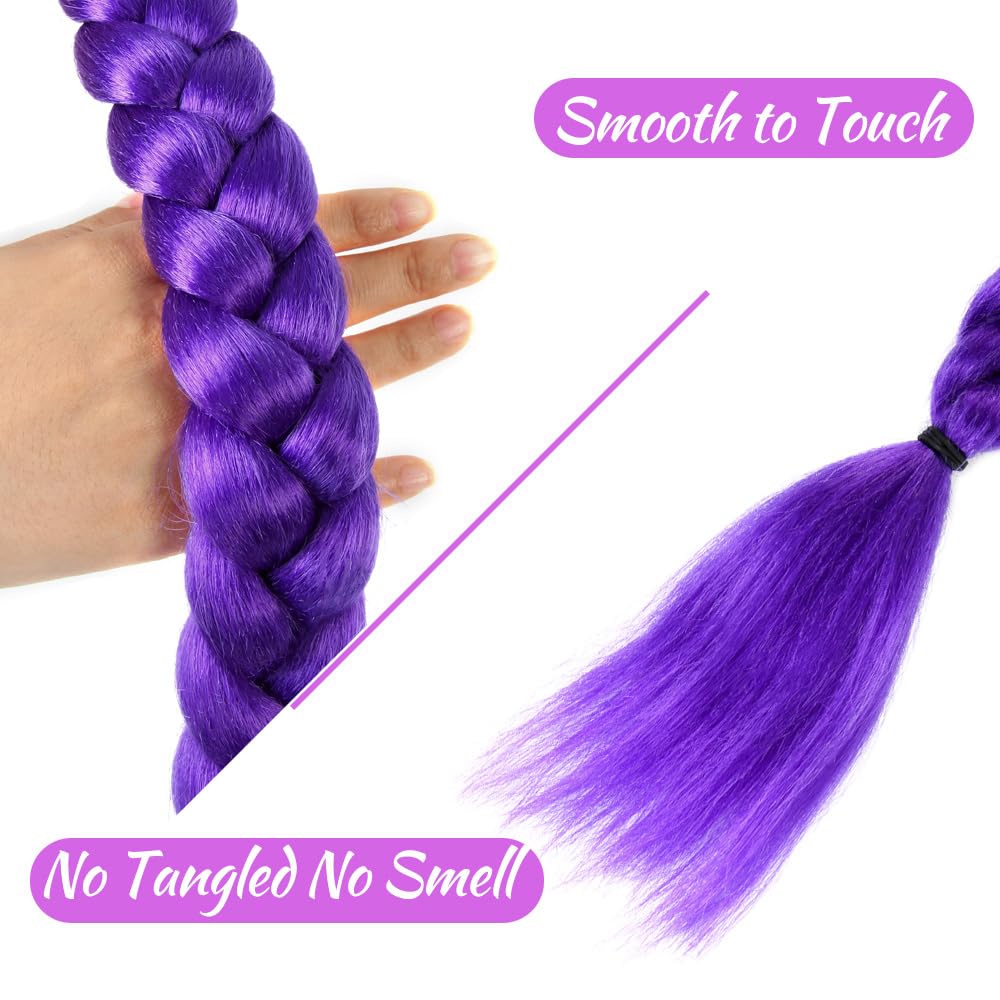 Lightweight synthetic hair feels smooth and vibrant in bright lighting.