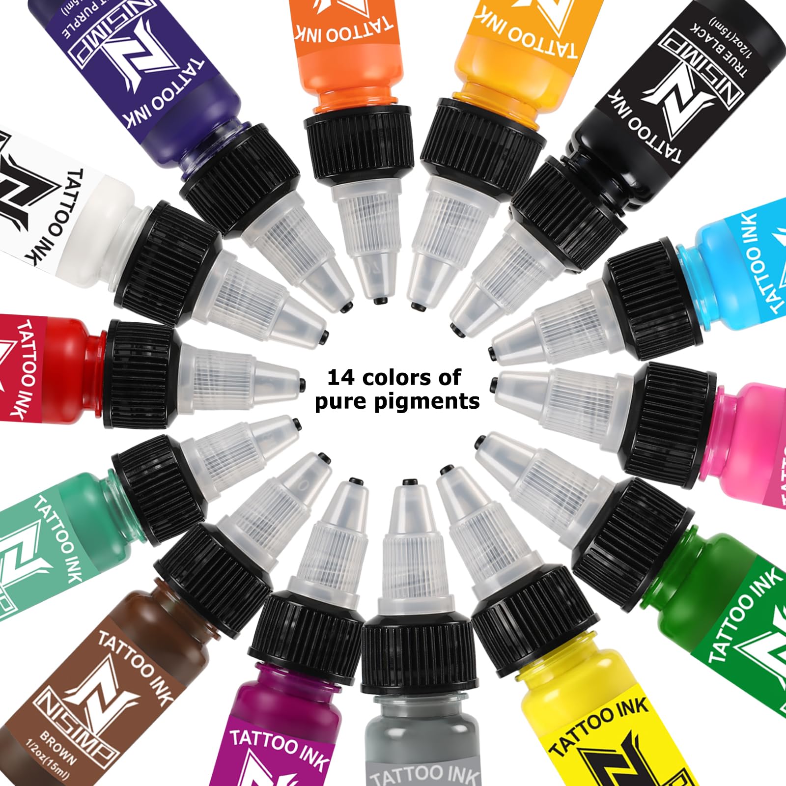 NISIMP 14-color set supports bold lines and realistic shading in diverse styles.