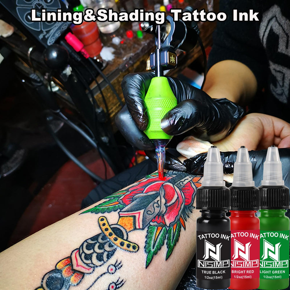 NISIMP opaque bottles protect ink from light to maintain brightness.