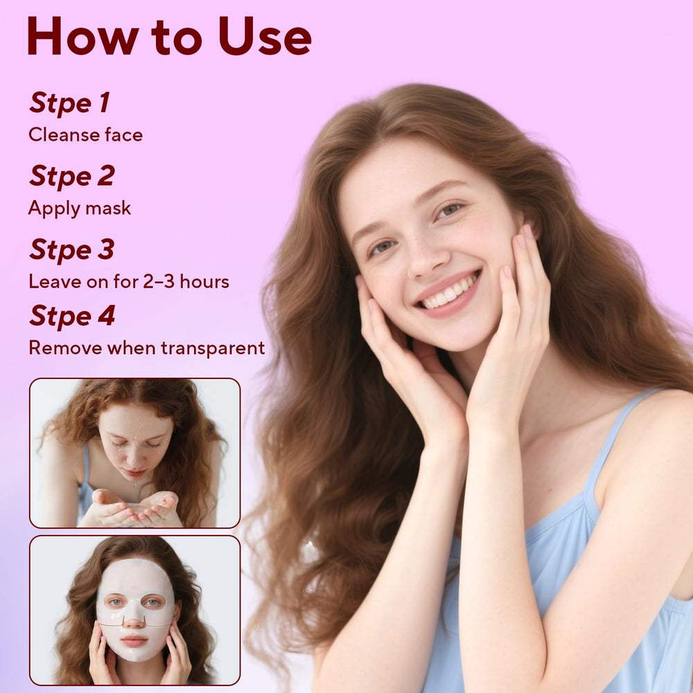 Nityrliv Bio-Collagen Real Deep Mask fabric hugs contours.