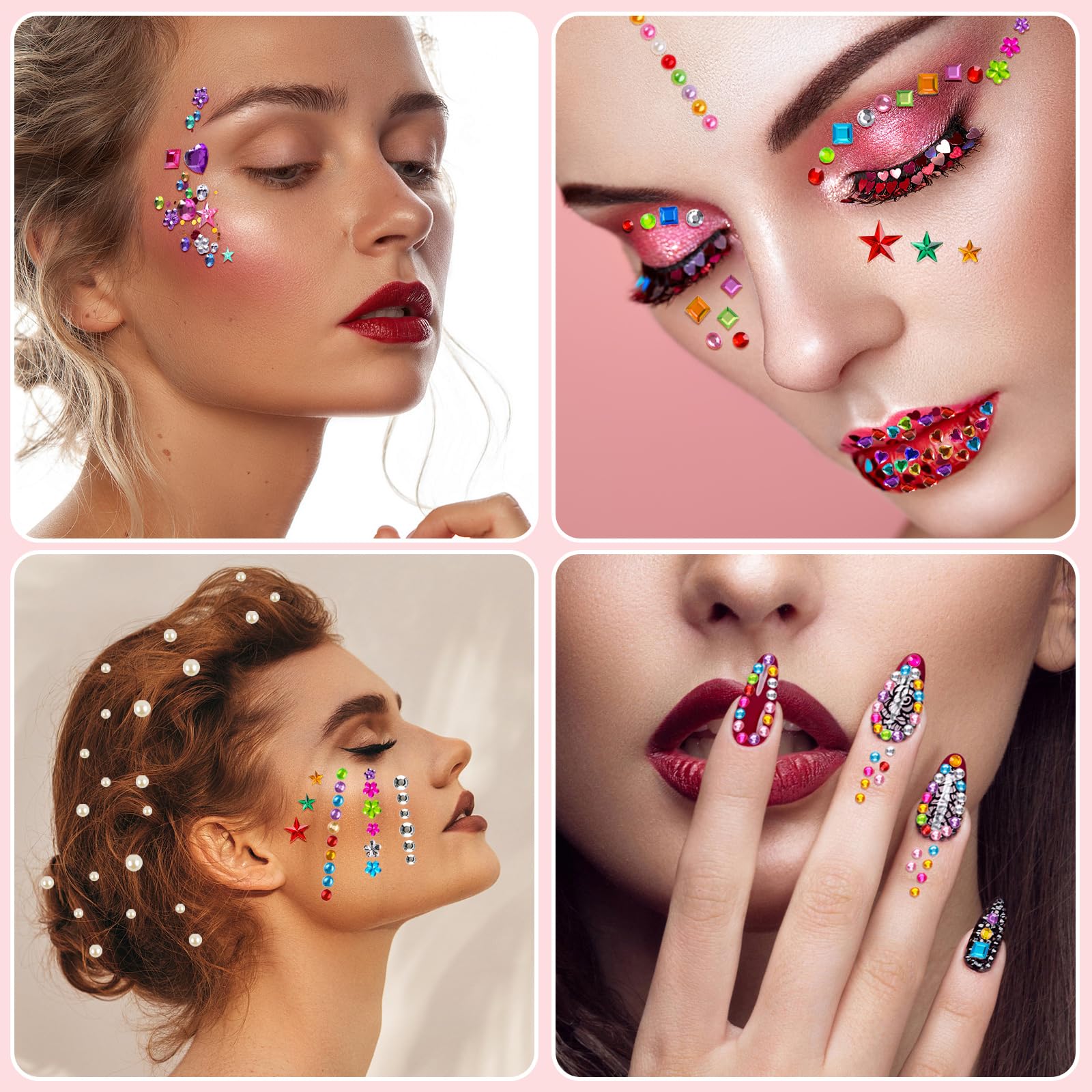 NIUBIER Gem Stickers ideal for parties and wedding decorations