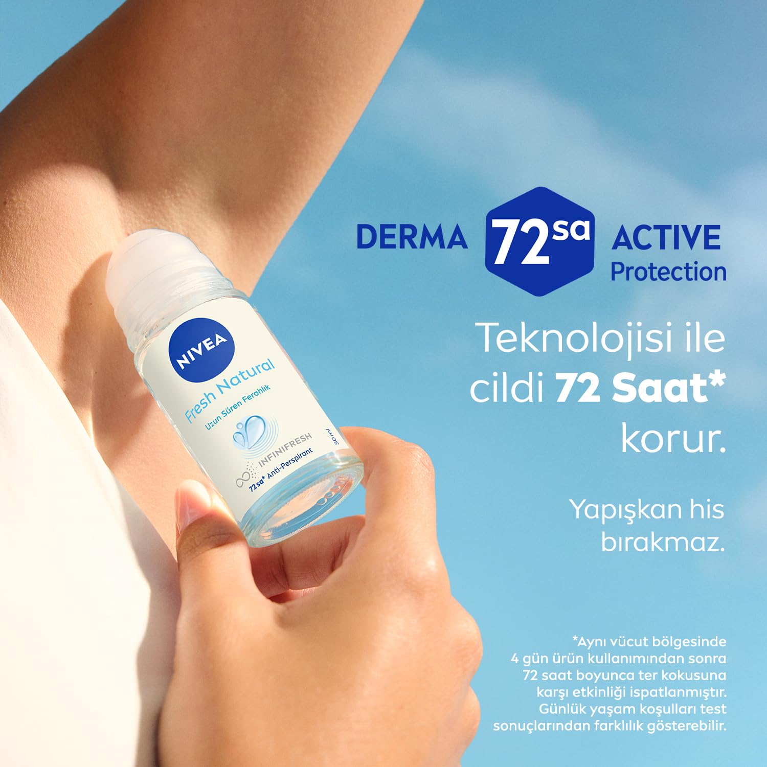 NIVEA offers up to 24-hour protection with a clean scent.