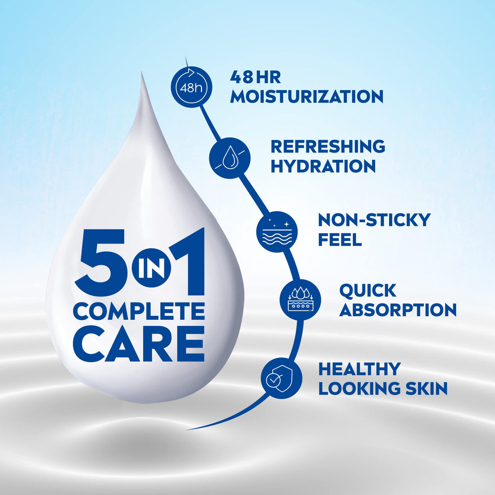 NIVEA Aloe Hydration label close-up highlighting aloe infusion.
