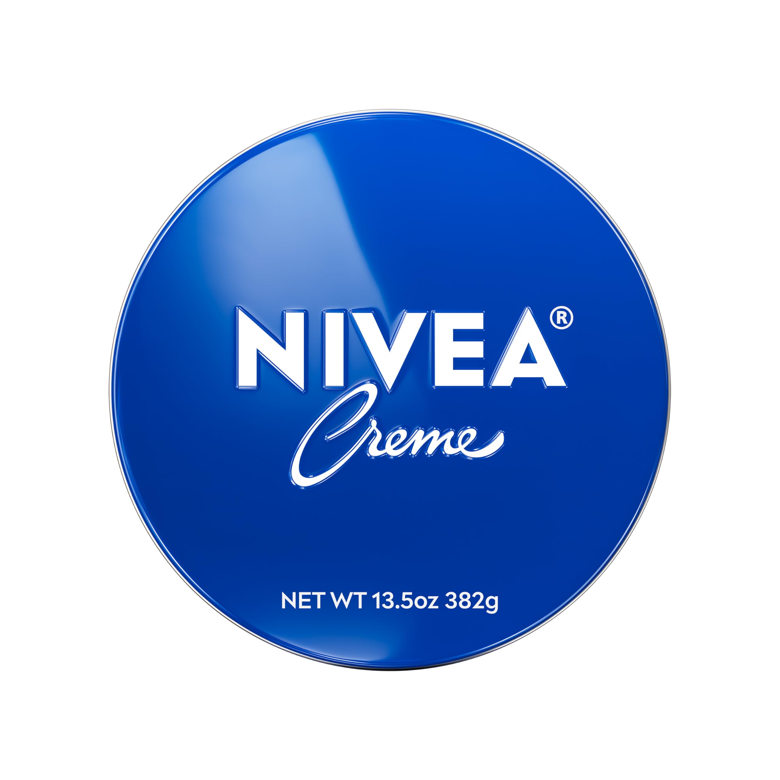 NIVEA Creme tin close-up shows rich moisture for body, face, and hands.