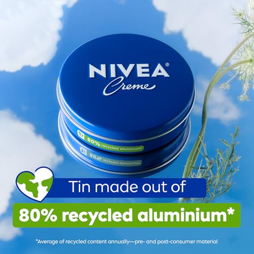 NIVEA Creme focus on dry skin routines for lasting moisture.