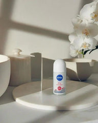 NIVEA Dry Comfort 50ml bottle on display with fresh scent.