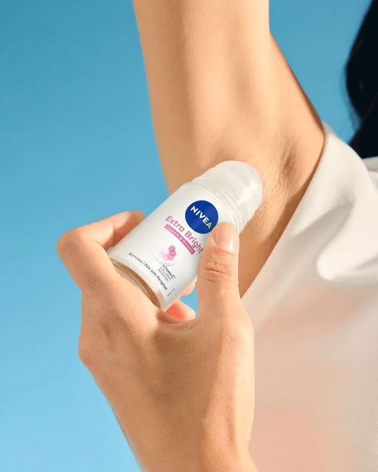 NIVEA Extra Bright underarm skin after use shows smoother appearance