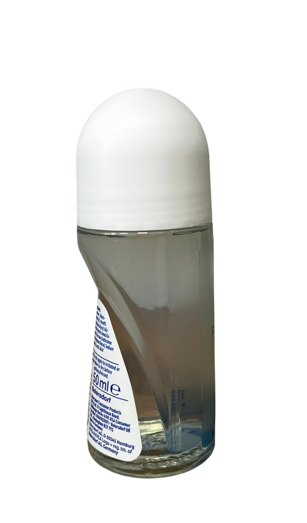 NIVEA Fresh Natural roll-on underarm application close-up with smooth glide