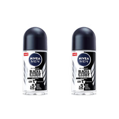 NIVEA Men 48H roll-on two-pack front view for long-lasting freshness.
