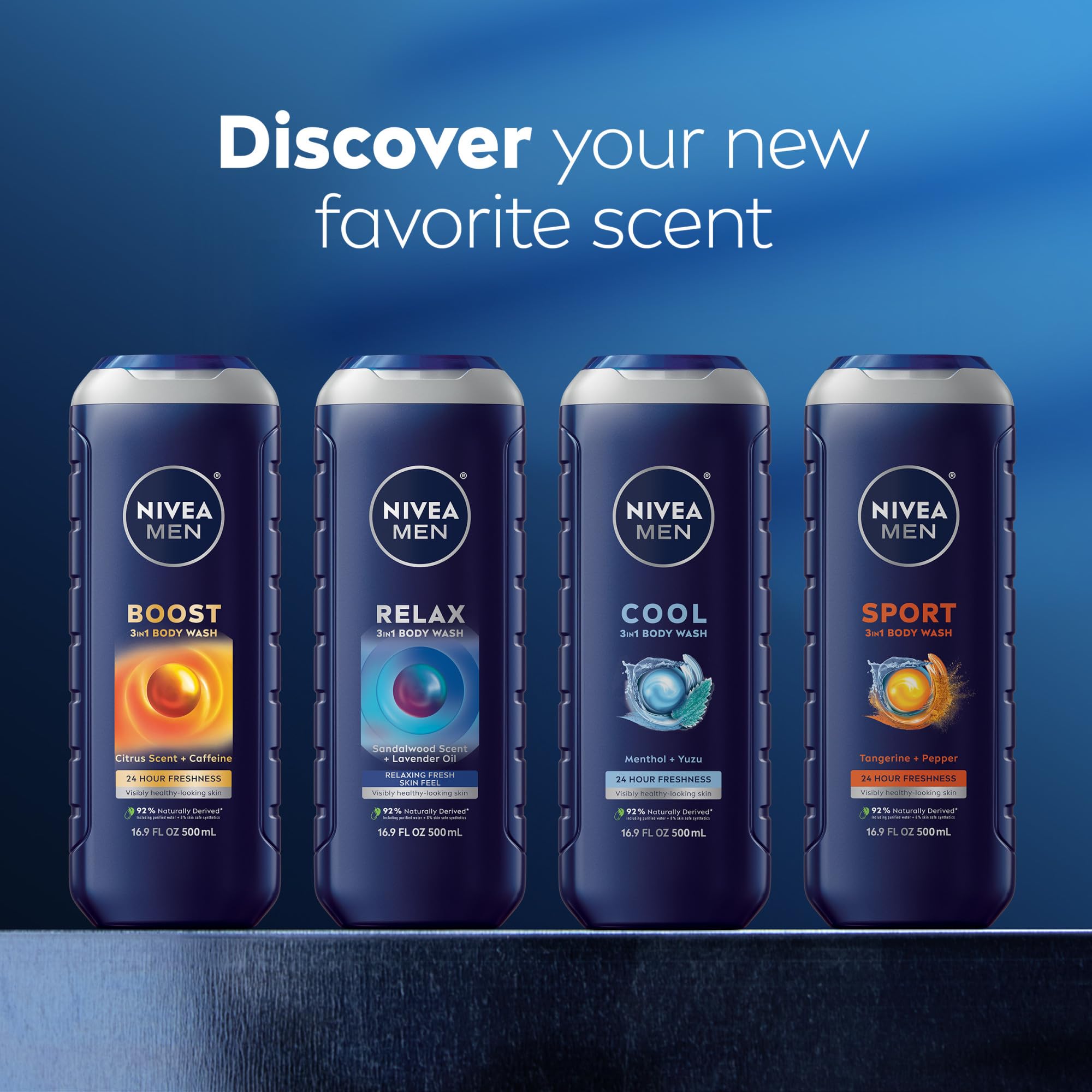 NIVEA MEN Boost biodegradable formula supports eco-conscious care