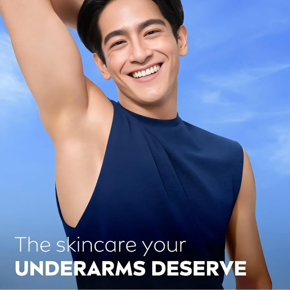 NIVEA Men Brightening Roll-On 50ml packaging and product display.
