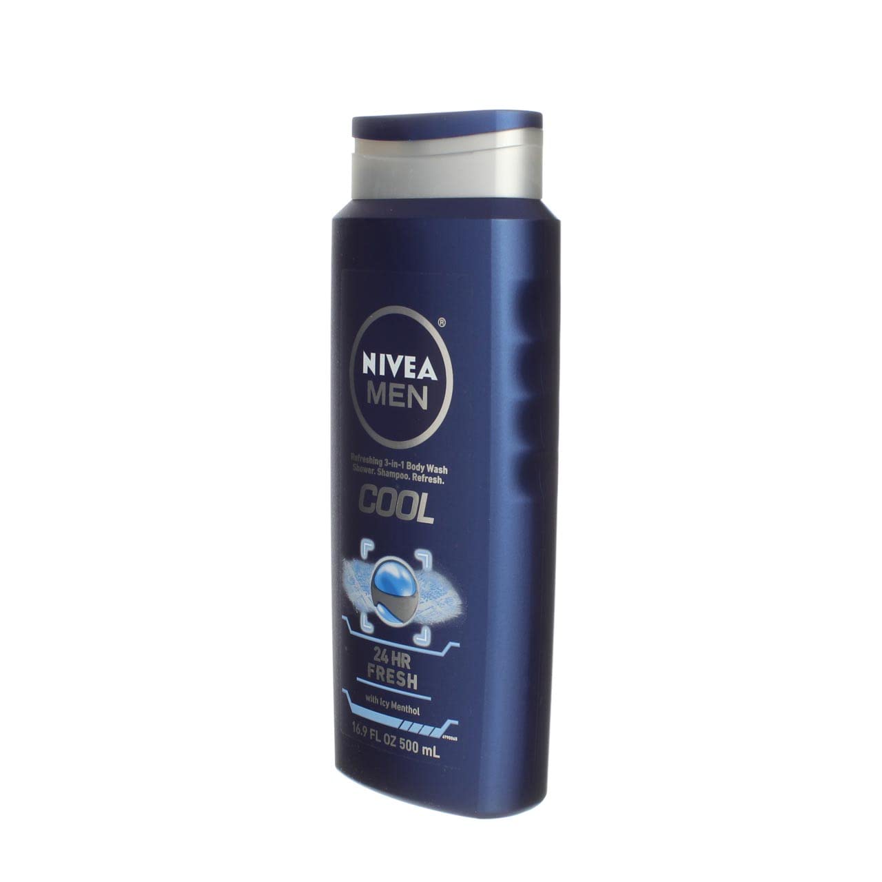 NIVEA MEN Cool Body Wash used as shaving prep to smooth skin.
