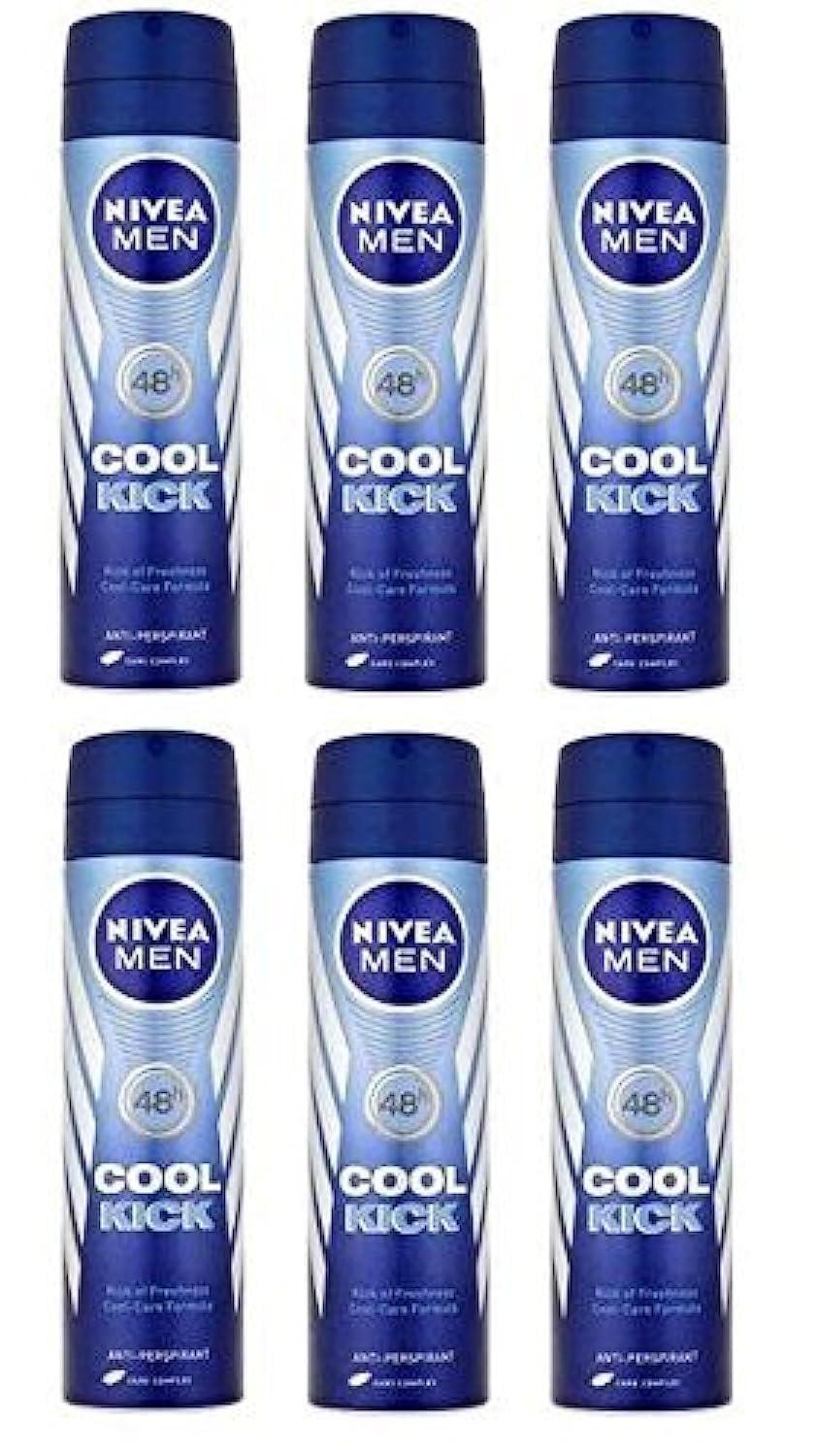 NIVEA MEN Cool Kick anti-perspirant can front view for long-lasting freshness