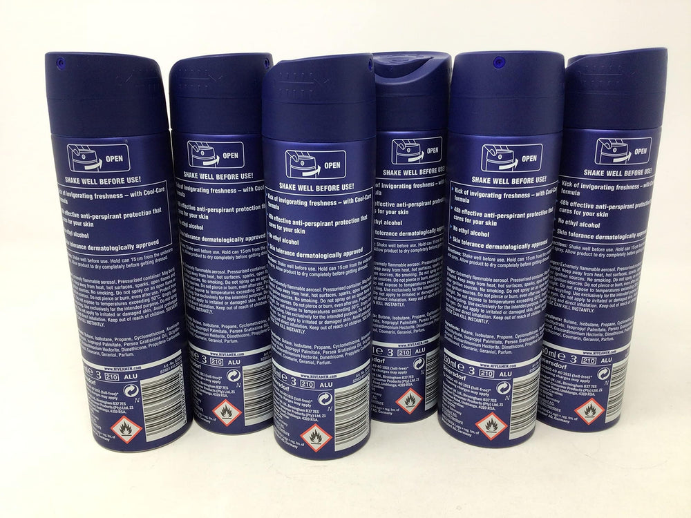 NIVEA MEN Cool Kick spray nozzle enabling even application