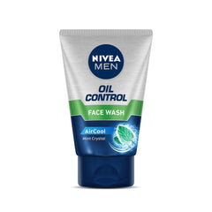NIVEA Men Oil Control Face Wash 100g bottle for oil control and refreshed skin