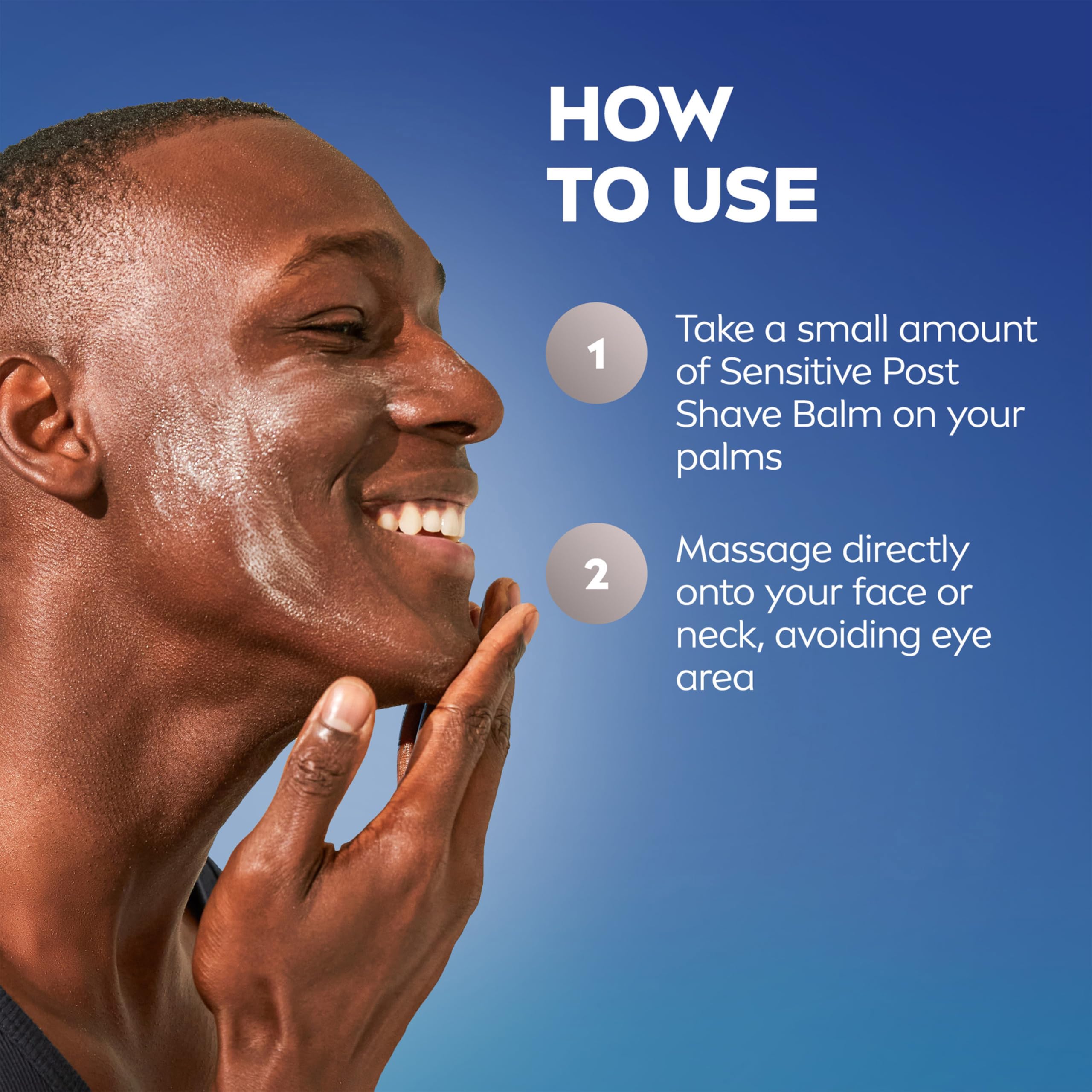 Bottle close-up highlights smooth gel texture designed for fast absorption