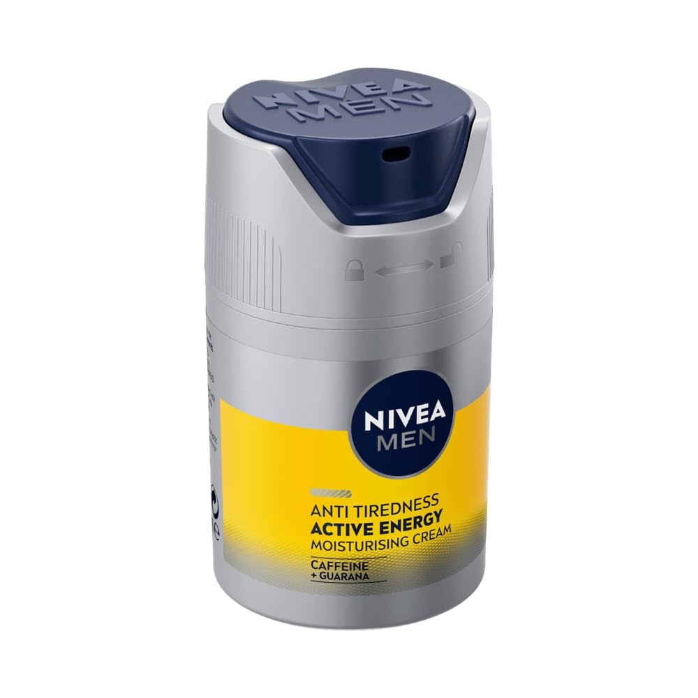 NIVEA MEN Skin Energy packaging front in travel-friendly 50 ml size