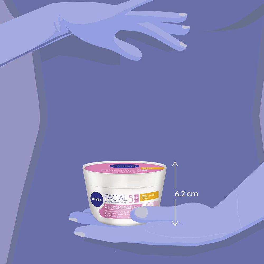 NIVEA Natural Brightening Cream packaging on display