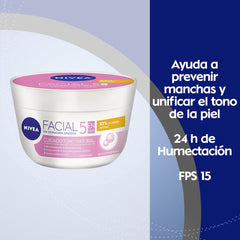 NIVEA Natural Brightening Cream SPF 15 label on packaging