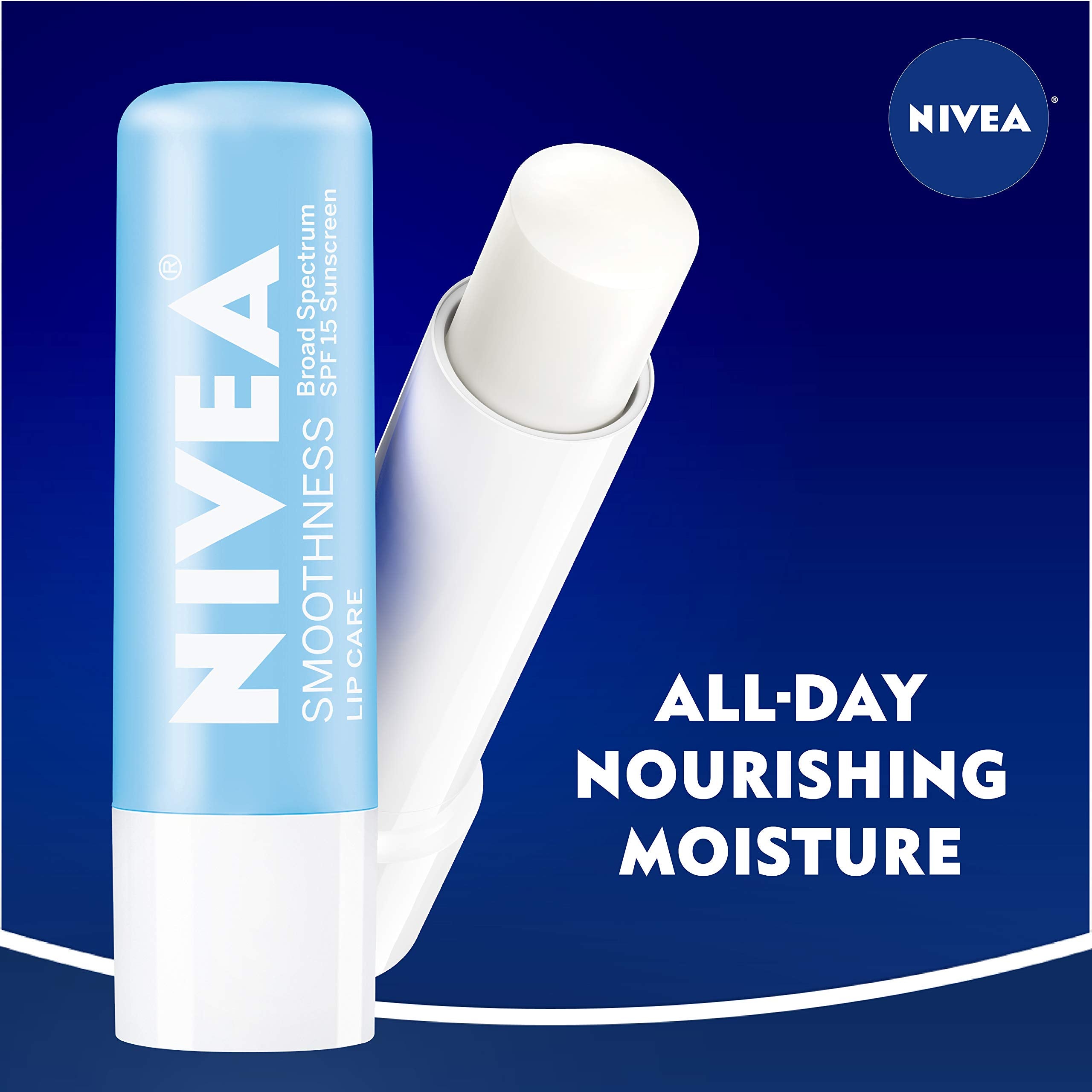 Outdoor scene showing SPF 15 lip protection during daylight