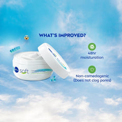 NIVEA Soft hand application for daily moisture.