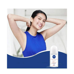 NIVEA twin pack packaging image highlighting value and convenient use.