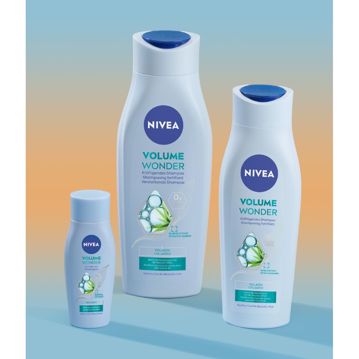 NIVEA Volume & Strength brand logo highlighting German quality