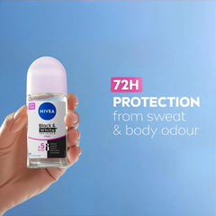 NIVEA Women invisible roll-on 3-pack packaging for easy daily use.