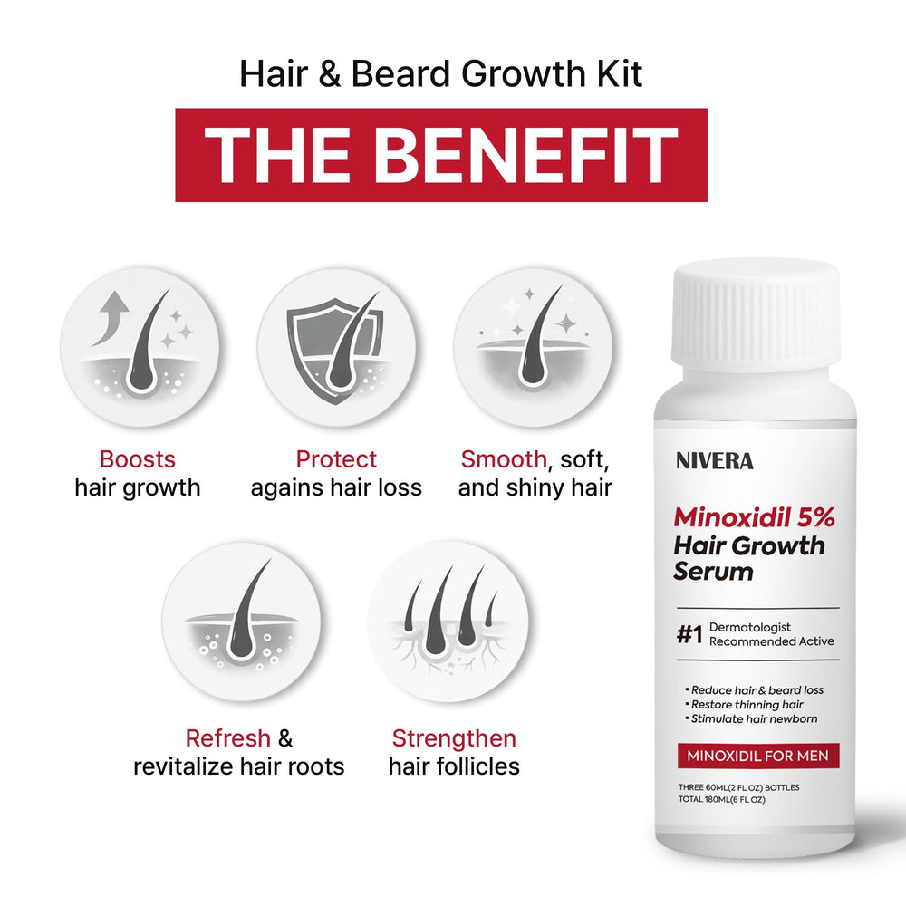 NIVELA rapid absorption image highlights non-greasy formula for scalp care.