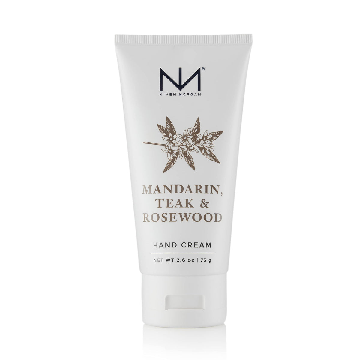 Niven Morgan Mandarin Teak & Rosewood Travel Hand Cream for on-the-go moisturization