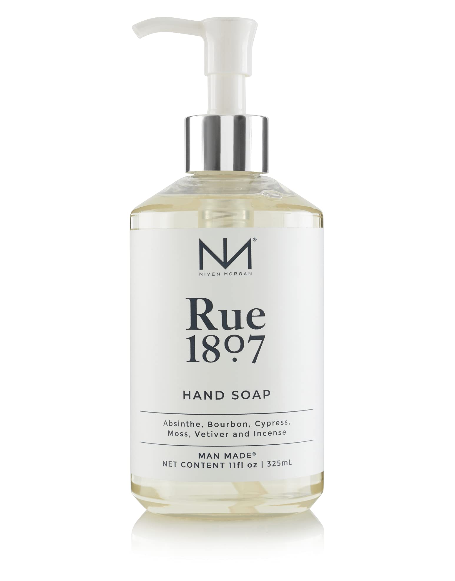 Niven Morgan Rue 1807 hand soap bottle for gentle daily cleansing