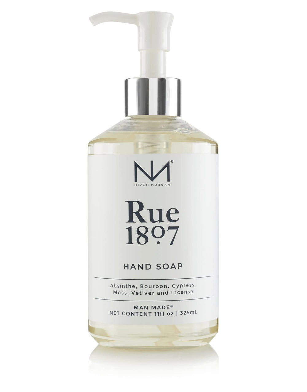 Niven Morgan Rue 1807 hand soap bottle for gentle daily cleansing