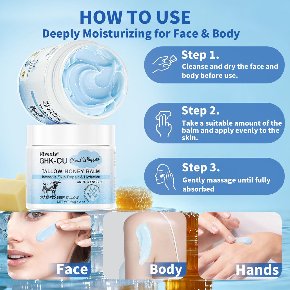 Face and body multiuse for daily skincare rituals.