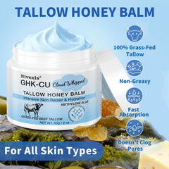 GHK-Cu application close-up showing peptide-powered skin support.