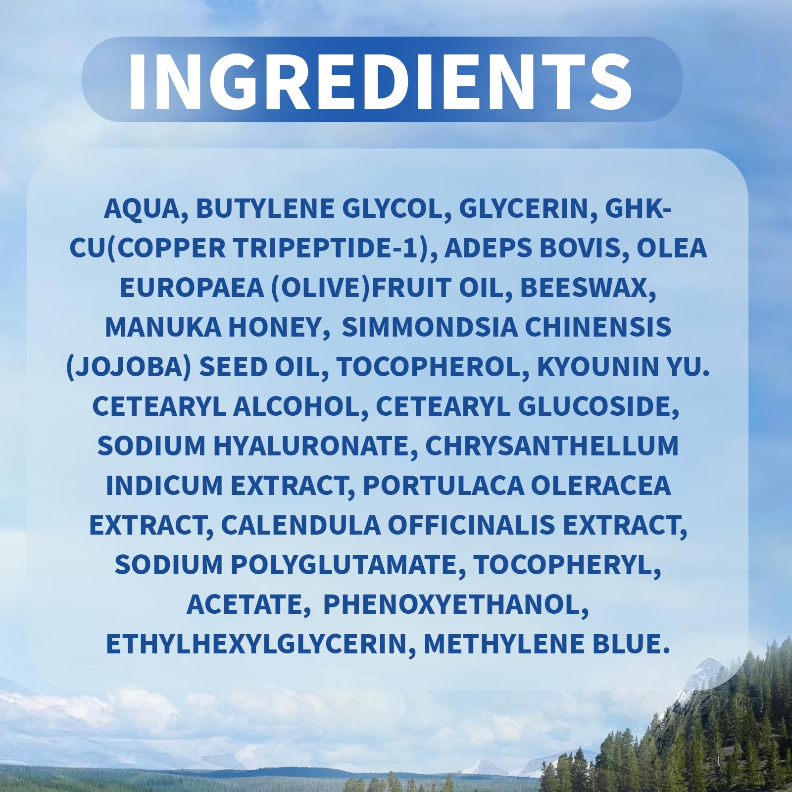 Clear glass packaging highlighting premium ingredients.