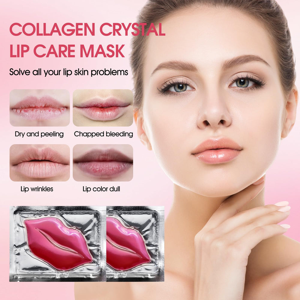 NIYET Collagen Lip Mask close-up showing hydration and smoother lip texture.