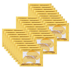 NIYET gold eye patch pack close-up showing premium packaging for under-eye care